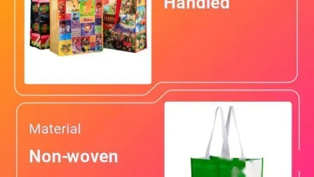 La impresión caliente del logotipo de los productos de tendencia recicla el bolso de compras no tejido laminado ultrasónico