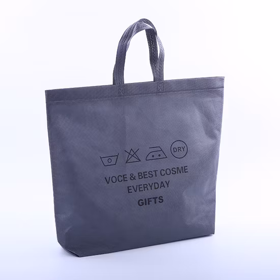 Bolso de compras portátil del totalizador de la lona de las mujeres del precio barato de China con las manijas