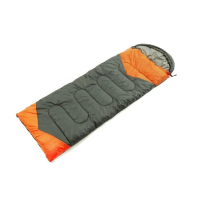 Saco de dormir barato al aire libre al por mayor del sobre de la prenda impermeable del algodón de la fibra del poliéster del viaje que camina que acampa